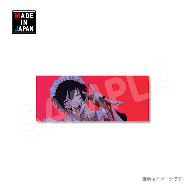 70Murasaki001　缶バッジ70×25　ムラサキヒムシ 1