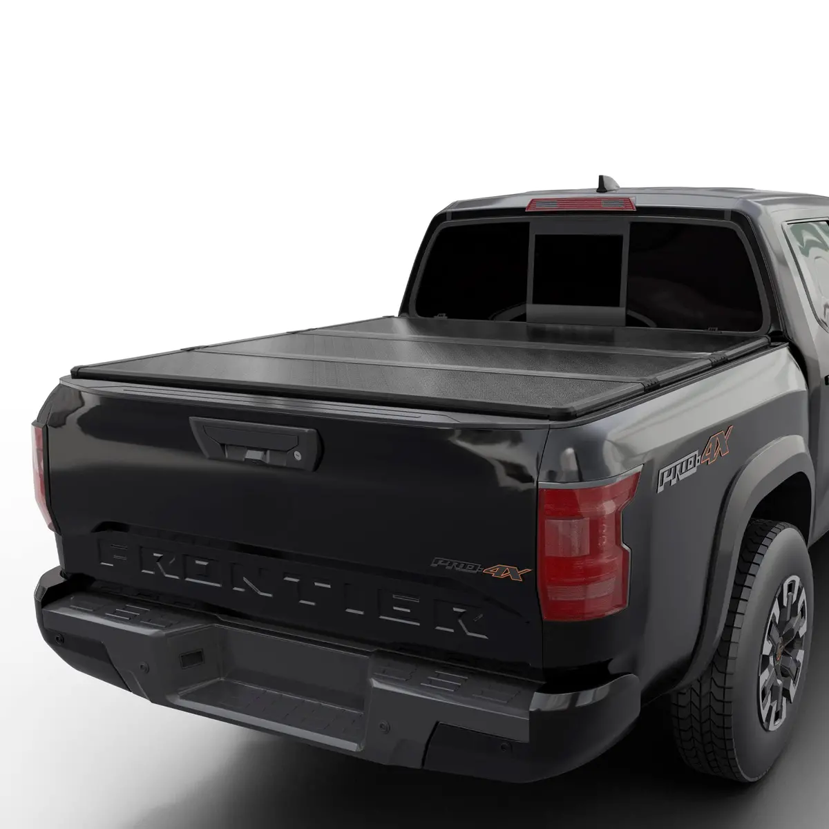 Trailfx Hard Trifold Tonneau Cover For Pickup Trucks - Fits 2022-25 Nissan Frontier 1