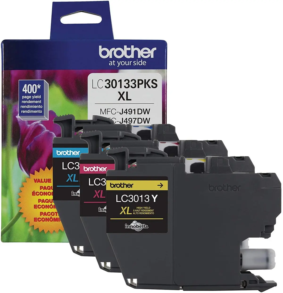 Lc30133pks C/M/Y Hy 3Pk Ink Formfcj491dw, Mfc690dw 0.4K/Ea 1