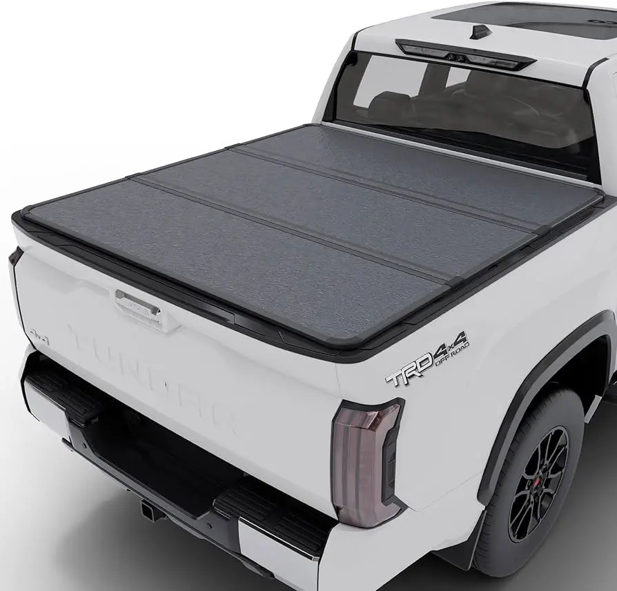 Trailfx Hard Trifold Tonneau Cover For Pickup Trucks - Fits 2022-2025 Toyota Tundra 1