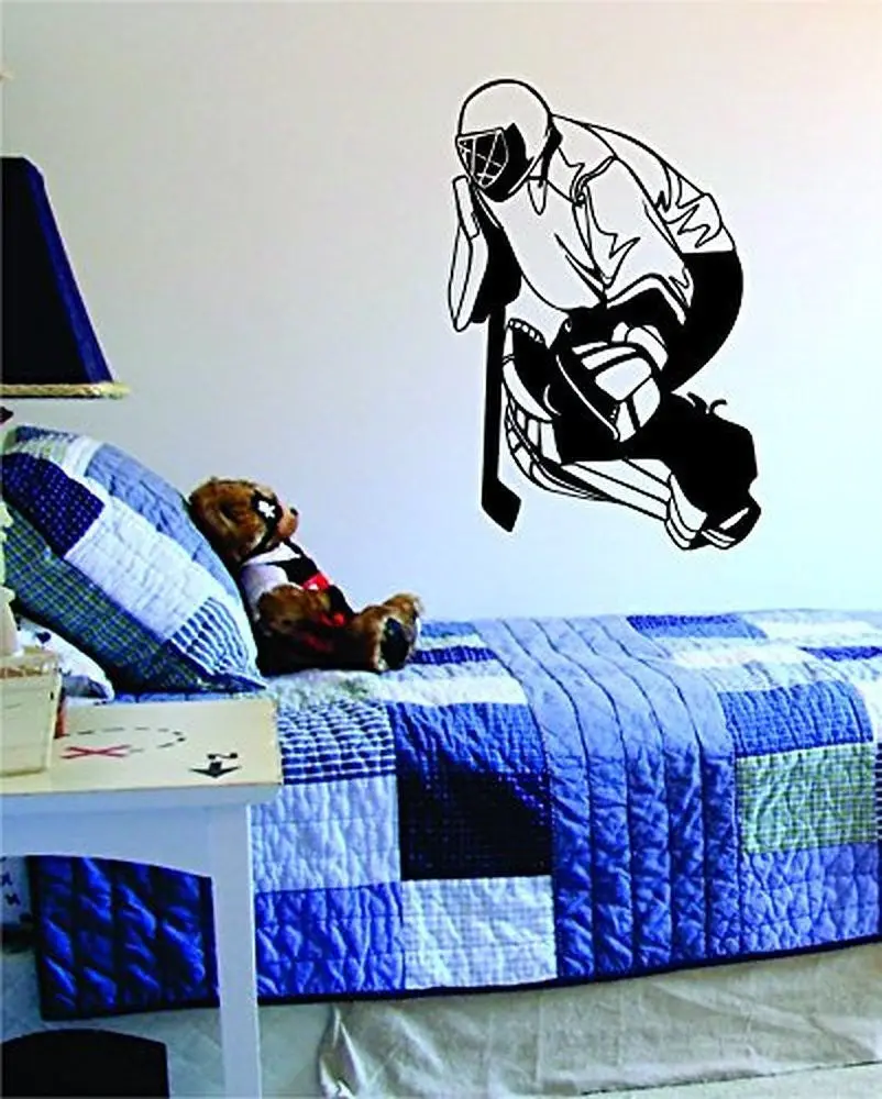 Hockey Goalie Version 3 Sports Desig Decal Sticker Wall Vinyl Decor Art 1