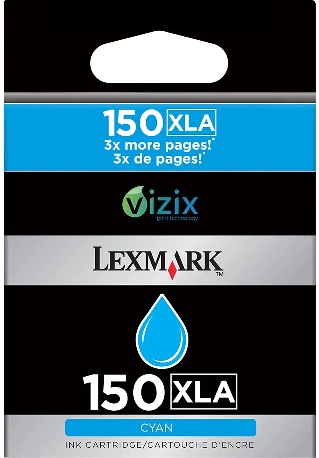 14N1642 Lexmark #150Xla Cyan High Yield Ink 1