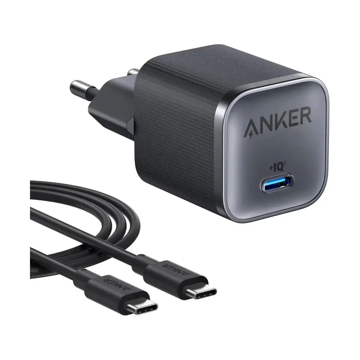 Anker - Nano Charger (45W) With Usb-C To Usb-C Cable 1