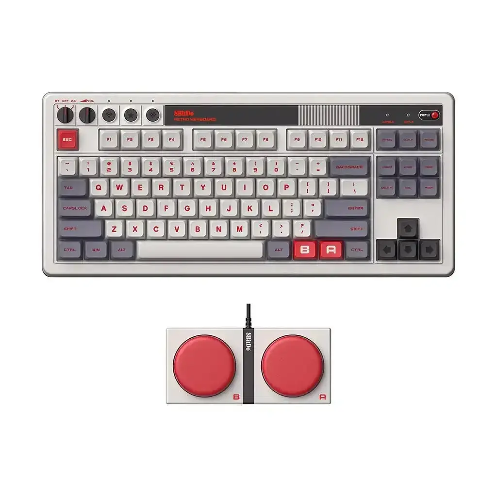 8Bitdo - Retro Mechanical Keyboard 87 Keys - Klawiatura Mechaniczna 80% Bezprzewodowa Retro 1
