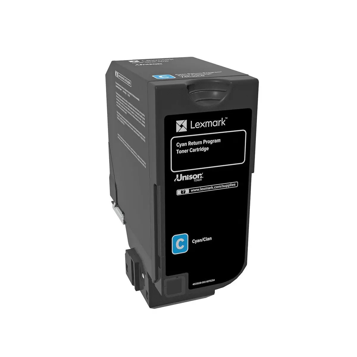 74C10c0 Lexmark Cs720, Cs725, Cx725 Cyan Ret Prog Toner 3K 1