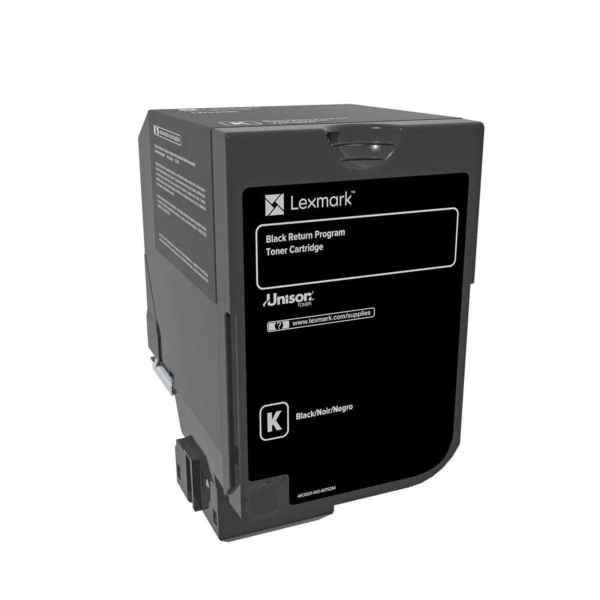 74C10k0 Lexmark Cs720, Cs725, Cx725 Blk Ret Prog Toner 3K 1