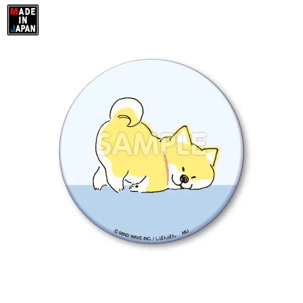 76Shiba002　缶バッジ76mm　しばんばん 1