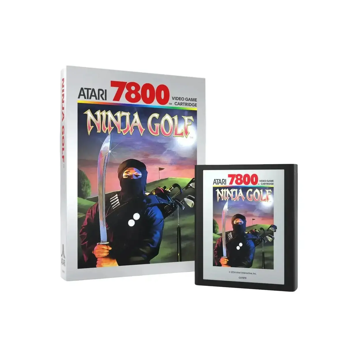 Atari - Ninja Golf 7800 Gra Retro 1