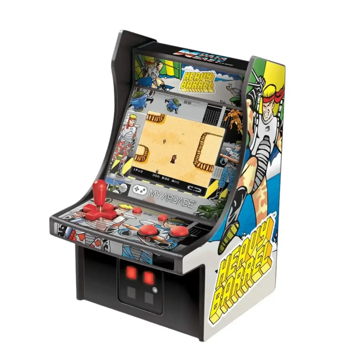 My Arcade - Heavy Barrel Micro Player Dgunl-3205 - Kolekcjonerska Konsola Do Gier Retro 1