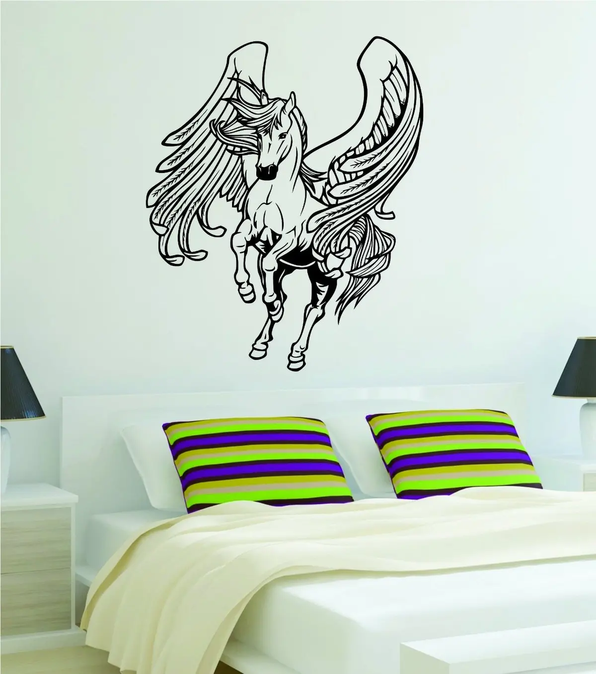 Pegasus Horse Greek Mythology Decal Sticker Wall Vinyl Decor Art 1