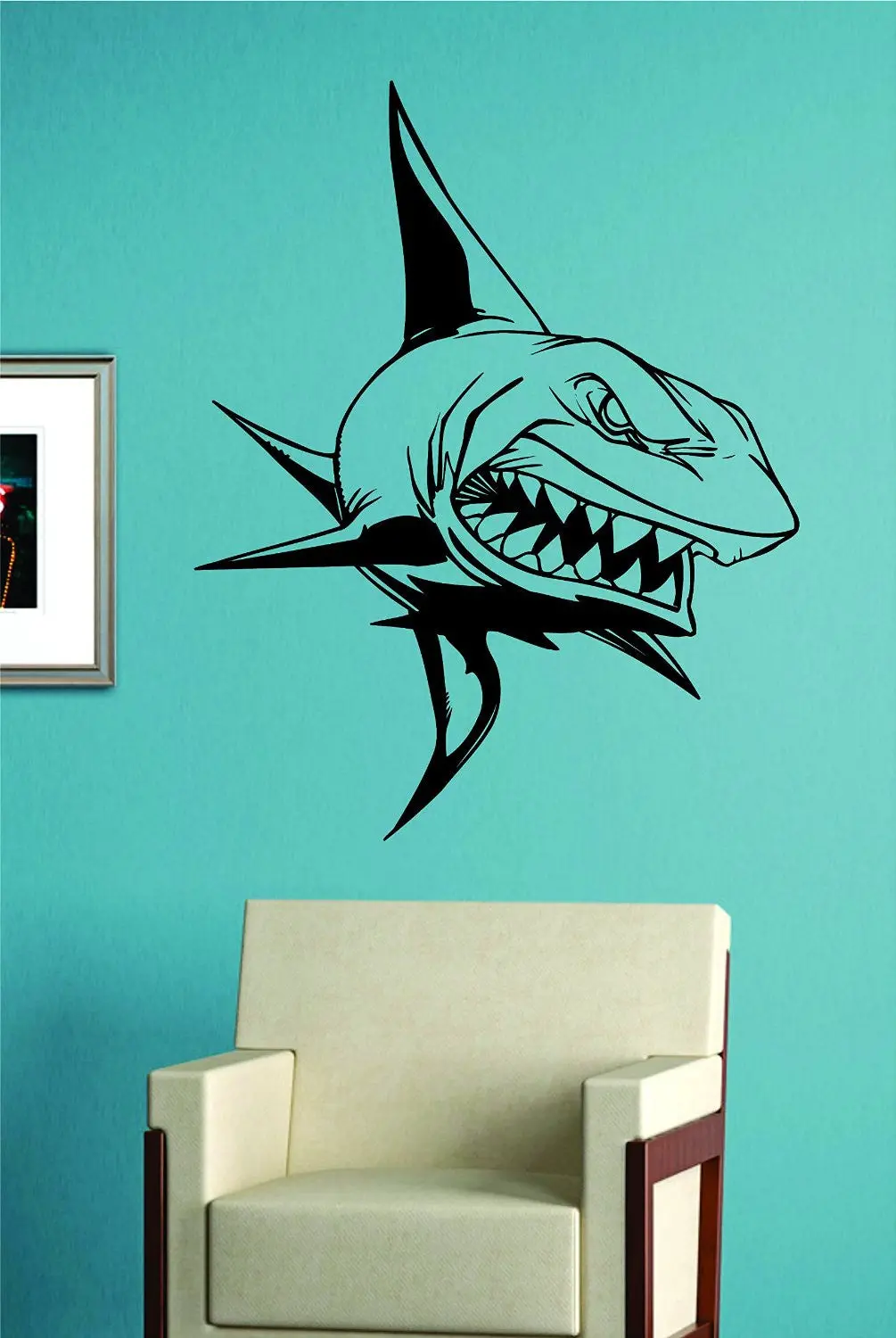 Shark Version 7 Design Animal Decal Sticker Wall Vinyl Decor Art 1