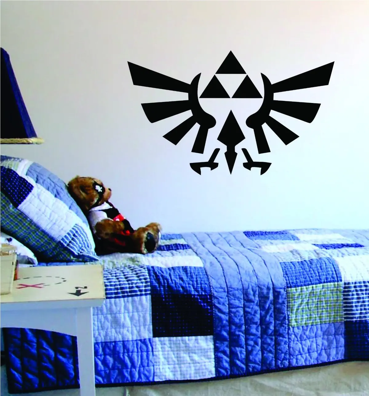 Triforce Zelda Logo Gamer Design Game Decal Sticker Wall Vinyl Decor Art Home 1