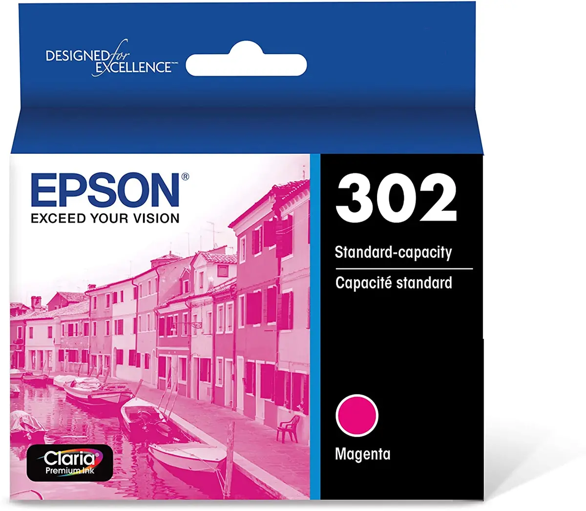 T302320s Epson T302 Claria Magenta Ink Standard Capacity, Wi 1