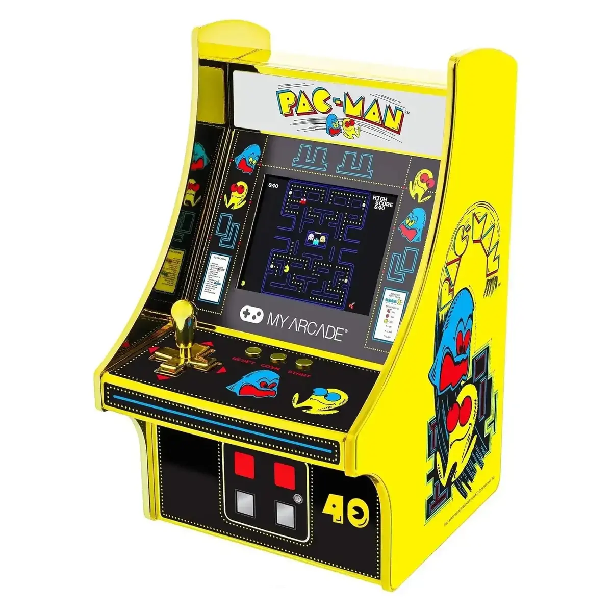 My Arcade - Pac Man 40Th Anniversary Micro Player Dgunl-3290 - Kolekcjonerska Konsola Do Gier Retro 1
