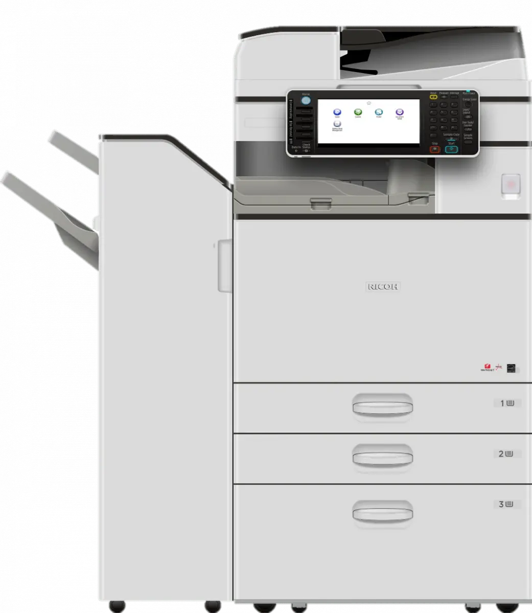$59/Month New Repossessed Ricoh Mp 3554 Black And White Laser Multifunction Printer Copier Scanner 11X17 1