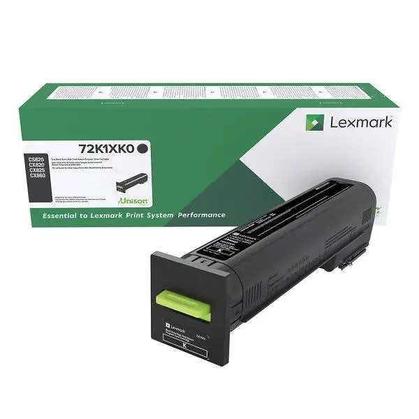 72K1xk0 Lexmark Black Extra High Yield Return Program Toner 1