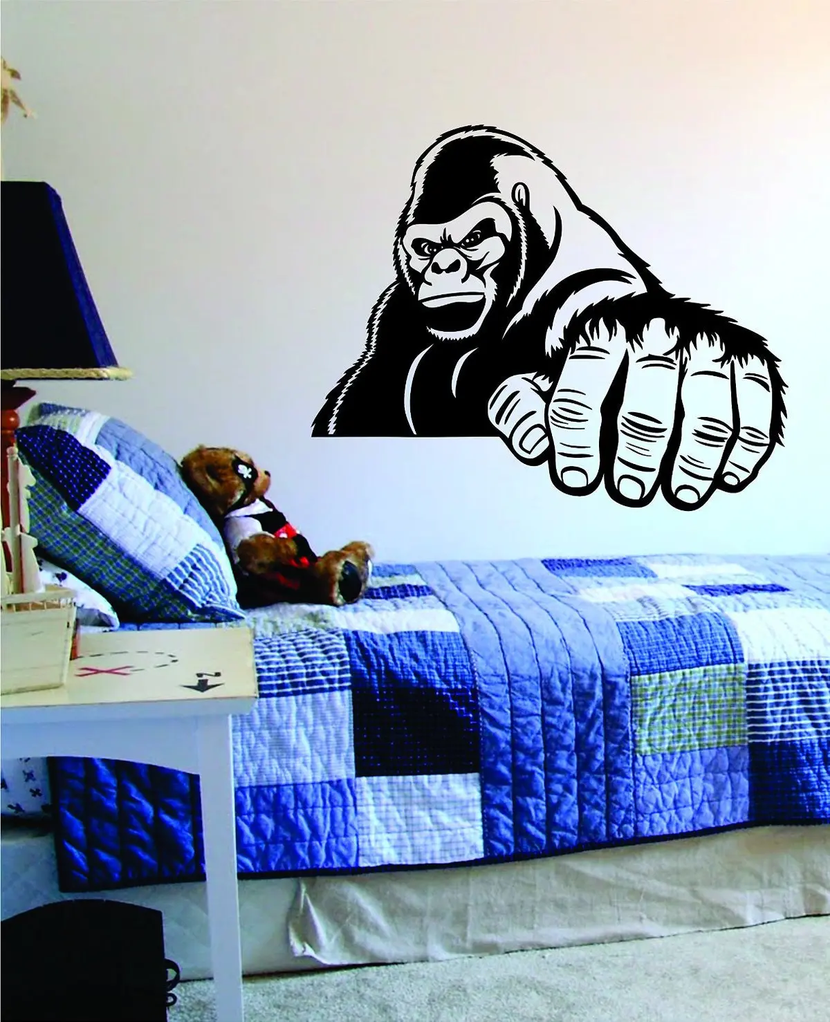 Gorilla Hand Animal Design Monkey Decal Sticker Wall Vinyl Decor Art 1