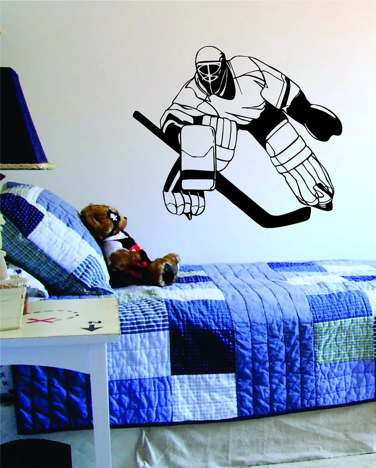 Hockey Goalie Version 2 Sports Desig Decal Sticker Wall Vinyl Decor Art 1