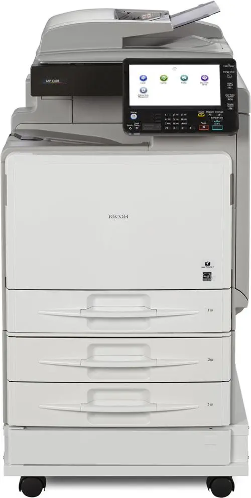 $29.95/Month Repossessed Ricoh Mp C401rs Color Laser Multifunction Printer Copier Scanner 42 Ppm 1