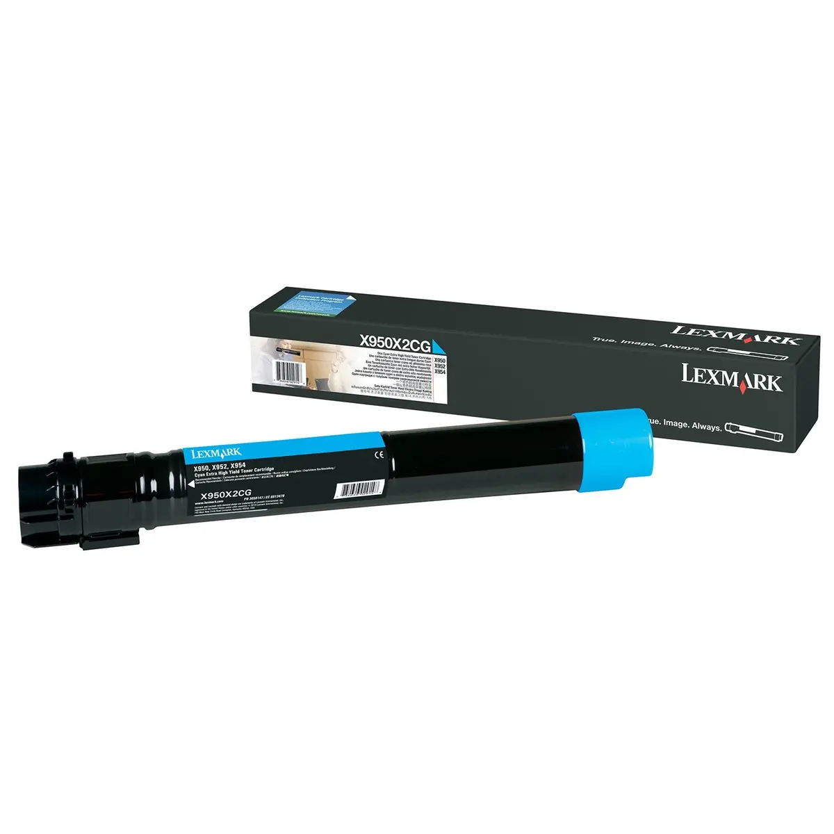 X950x2cg Lexmark X95x  Cyan Cartridge  22K 1