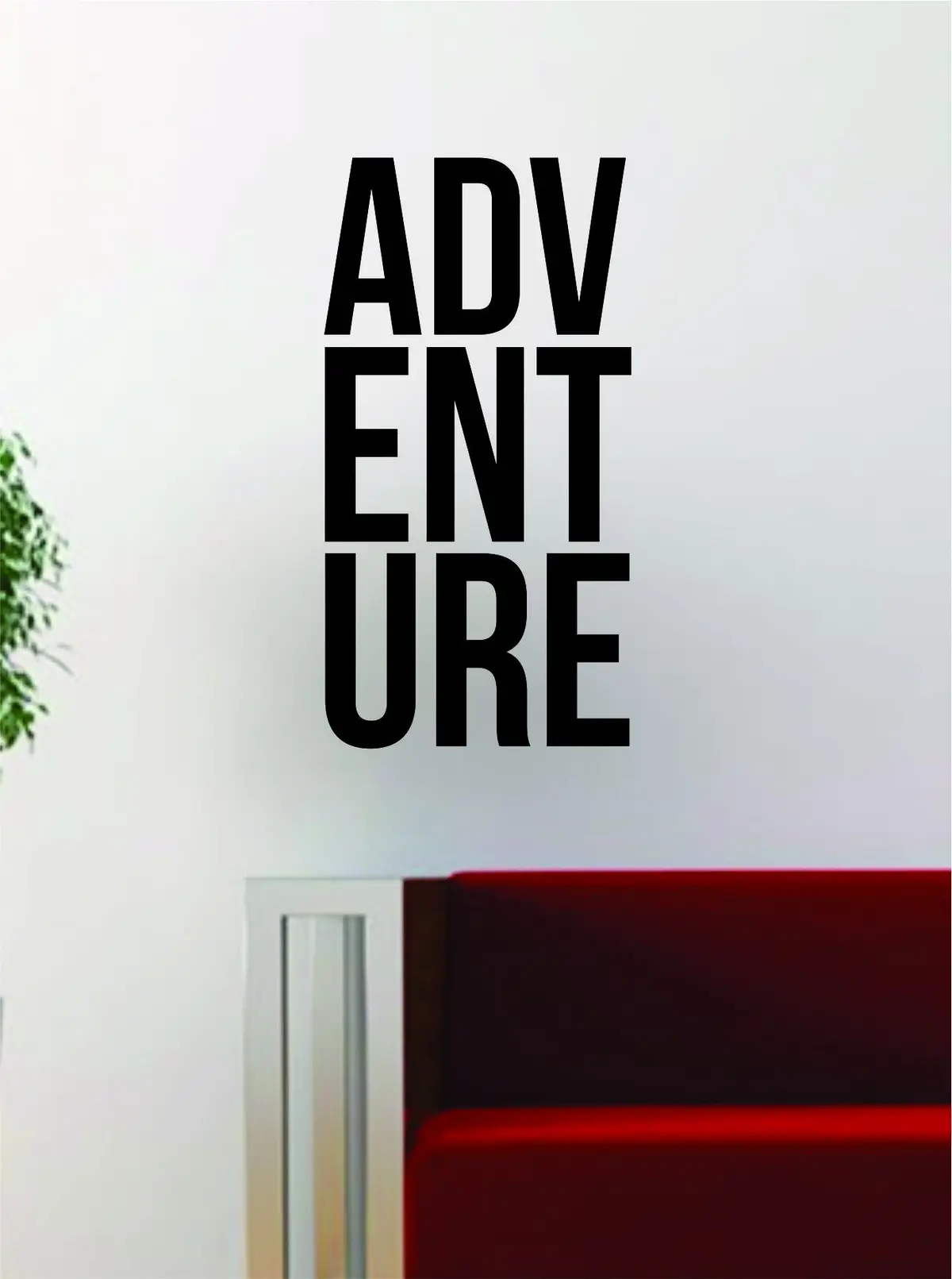 Adv Ent Ure Adventure Quote Decal Sticker Wall Vinyl Art Decor Home Travel Wanderlust 1