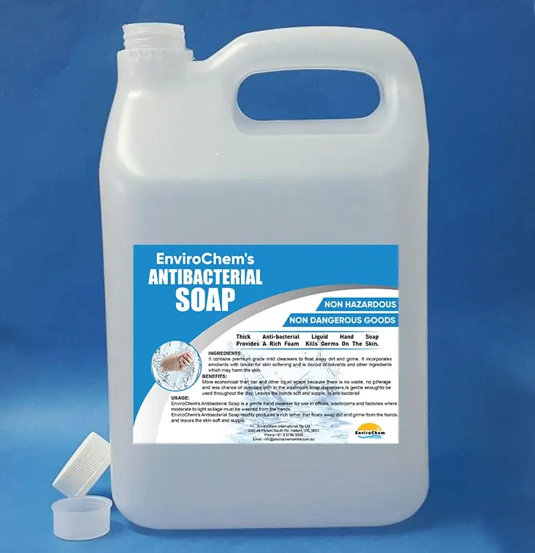 Antibacterial Hand Soap ( Blue Liquid ) 2