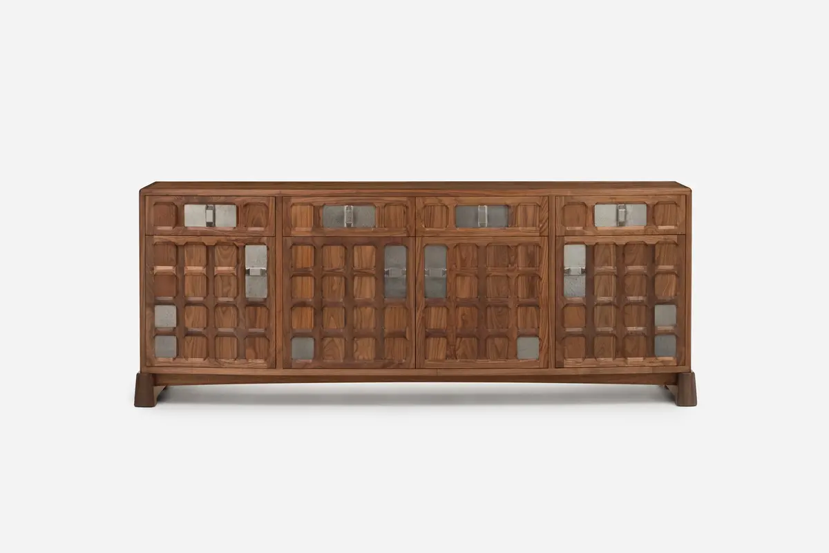 Arts And Crafts 4-Unit Sideboard Tall 1