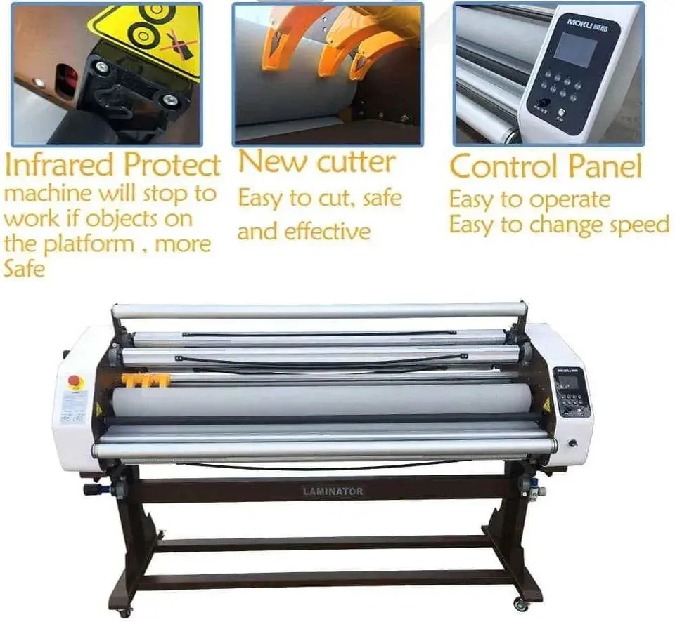 $95/Month 64" New Laminator Audley Yinstar 64-Inch Heat Assist Laminator Lcd/Cutters Top Of The Line 1