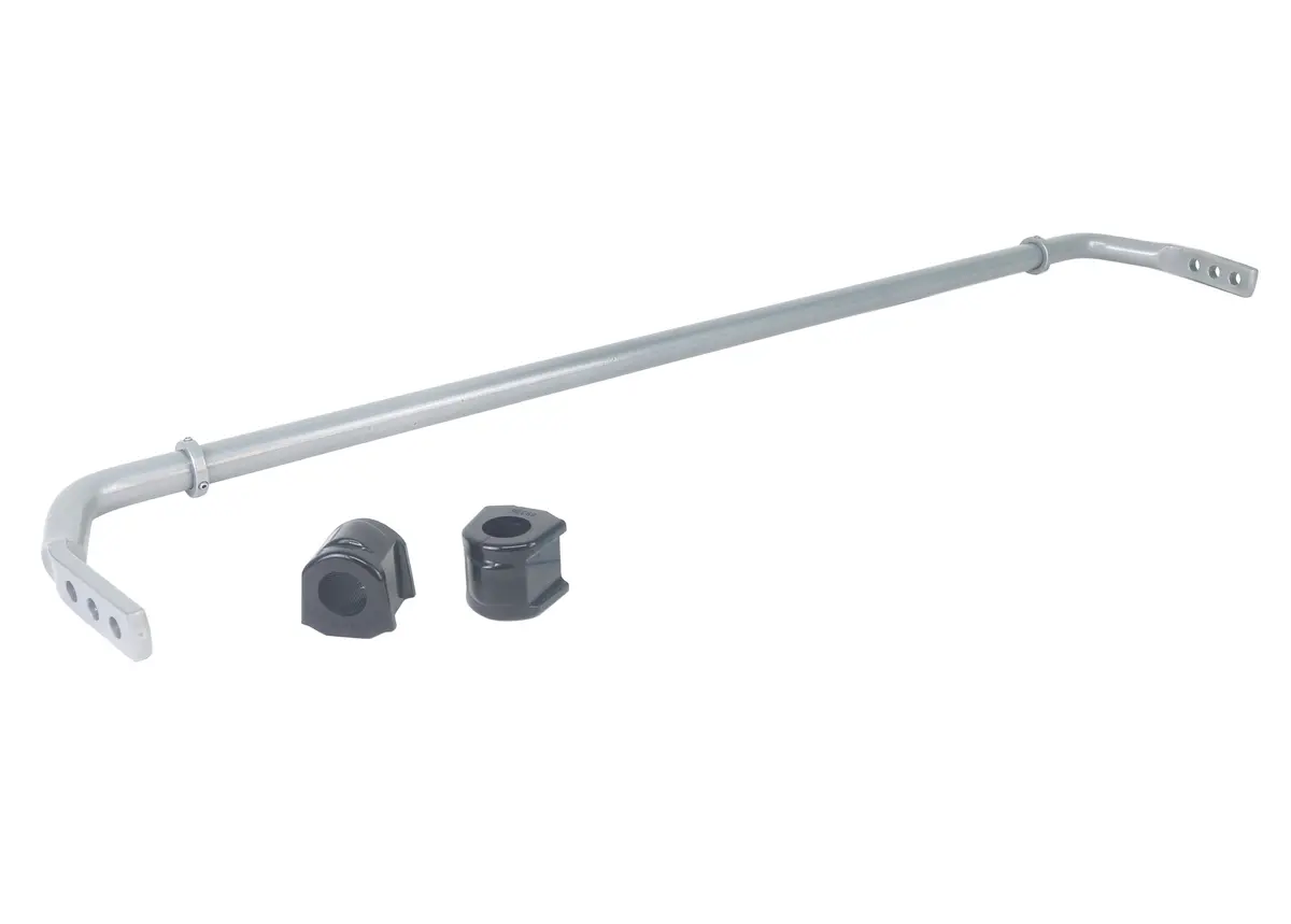 Whitelinerear Sway Bar For Compact Sports Cars - Fits 2022-2024 Subaru Wrx - 22Mm 3 Point Adjustable (Silver Finish) 1