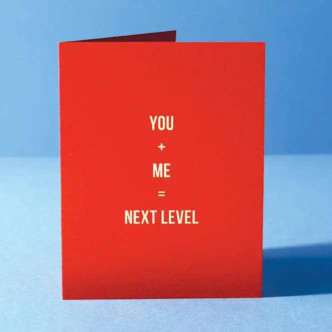 'You + Me' Greeting Card 1