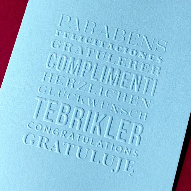 'Congratulations' Greeting Card 1