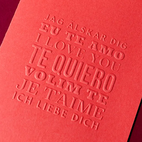 'I Love You' Greeting Card 1