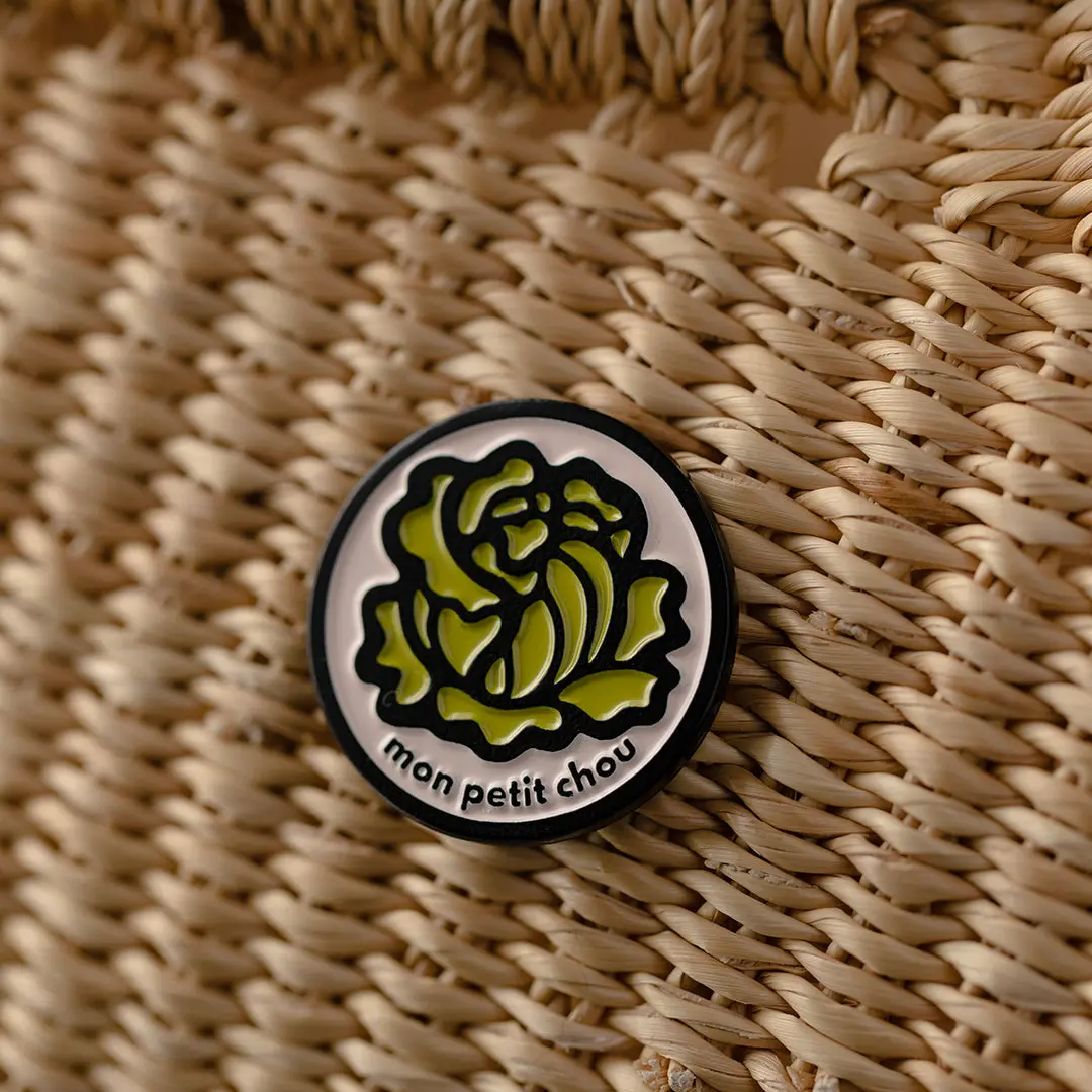 'Cabbage' Enamel Pin 1