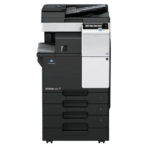 Konica Minolta Bizhub C287 Color Printer Copy Scanner Photocopier Repossessed 1