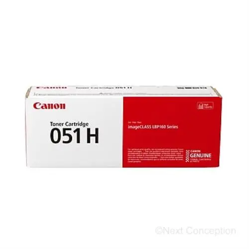 2169C001 Canon 051 H Toner Cartridge, Black, Hc 4.1K 1