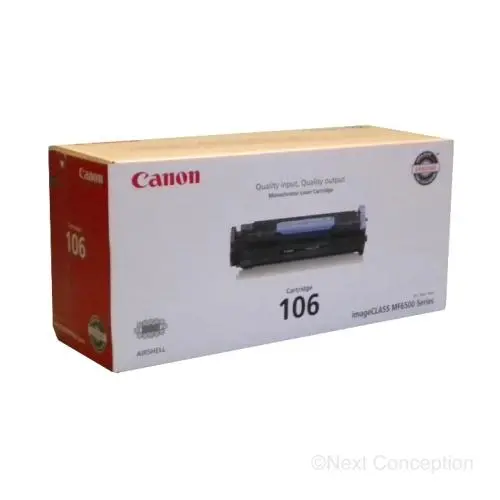 0264B001a Canon 106 Black Fax Toner Cart 1