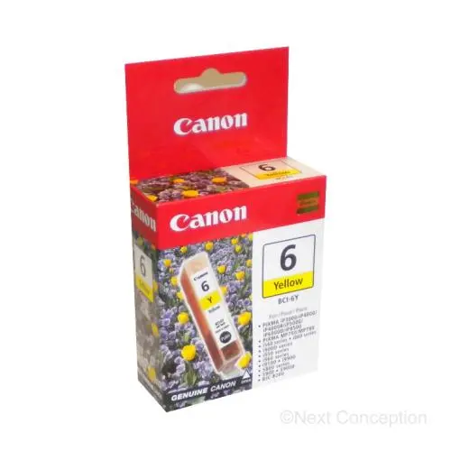 4708A003 Canon Bci6y Yellow Ink 1
