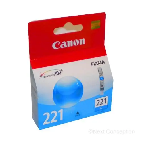 2947B001 Canon Cli221c Cyan Ink 1