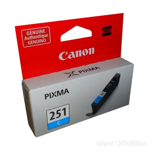 6514B001 Canon Cli251c Cyan Ink 1