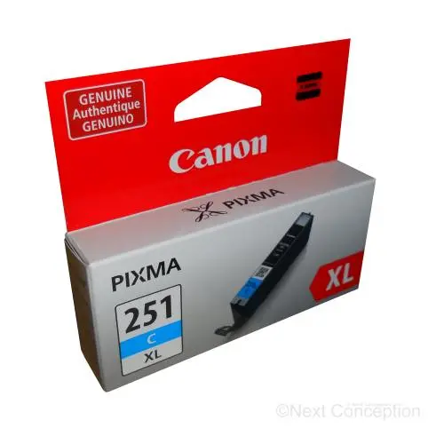 6449B001 Canon Cli251xl Cyan High Yield Ink 1