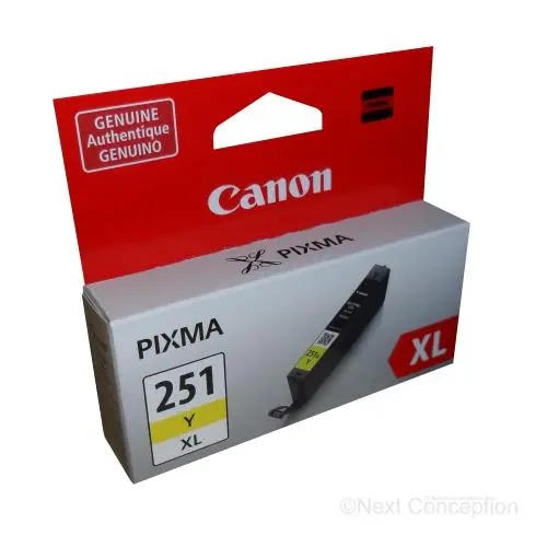 6451B001 Canon Cli251xl Yellow High Yield Ink 1