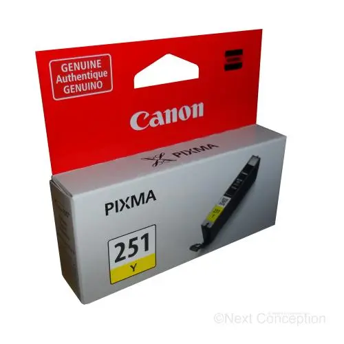 6516B001 Canon Cli251y Yellow Ink 1