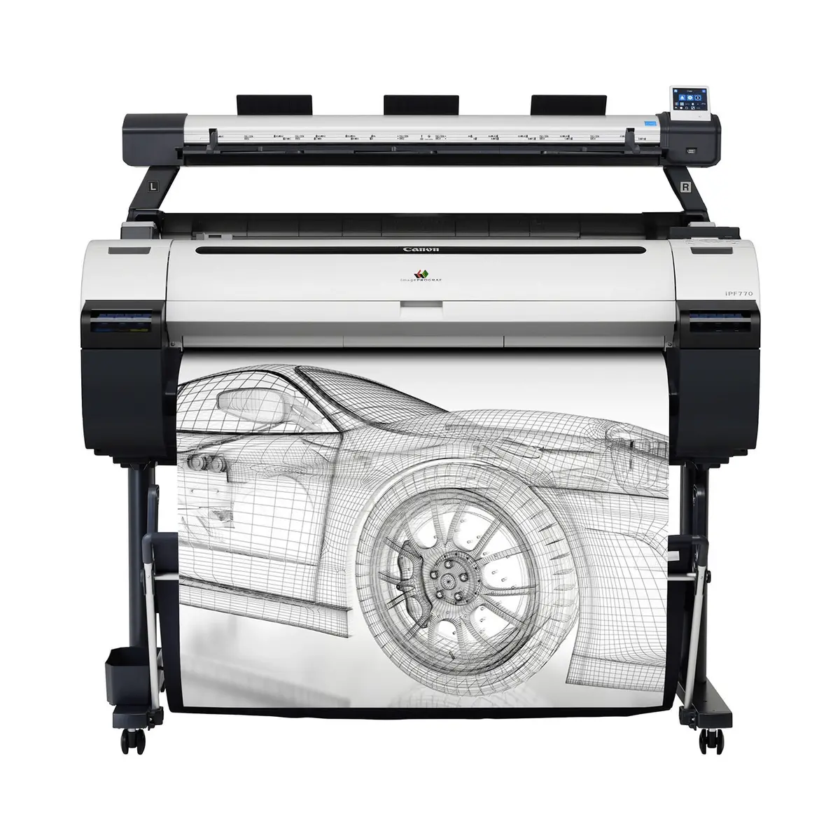 $149/Month - New Repo 36" Canon Imageprograf Ipf770 Graphic Color Large Format Printer With 36" L36ei Wide Scanner 1
