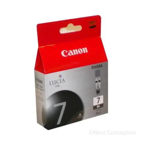 2444B002 Canon Pgi7bk Black Pigment Ink 1