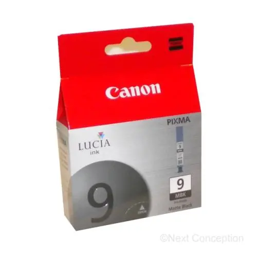 1033B002 Canon Pgi9mbk Matte Black Ink For Pixma P 1