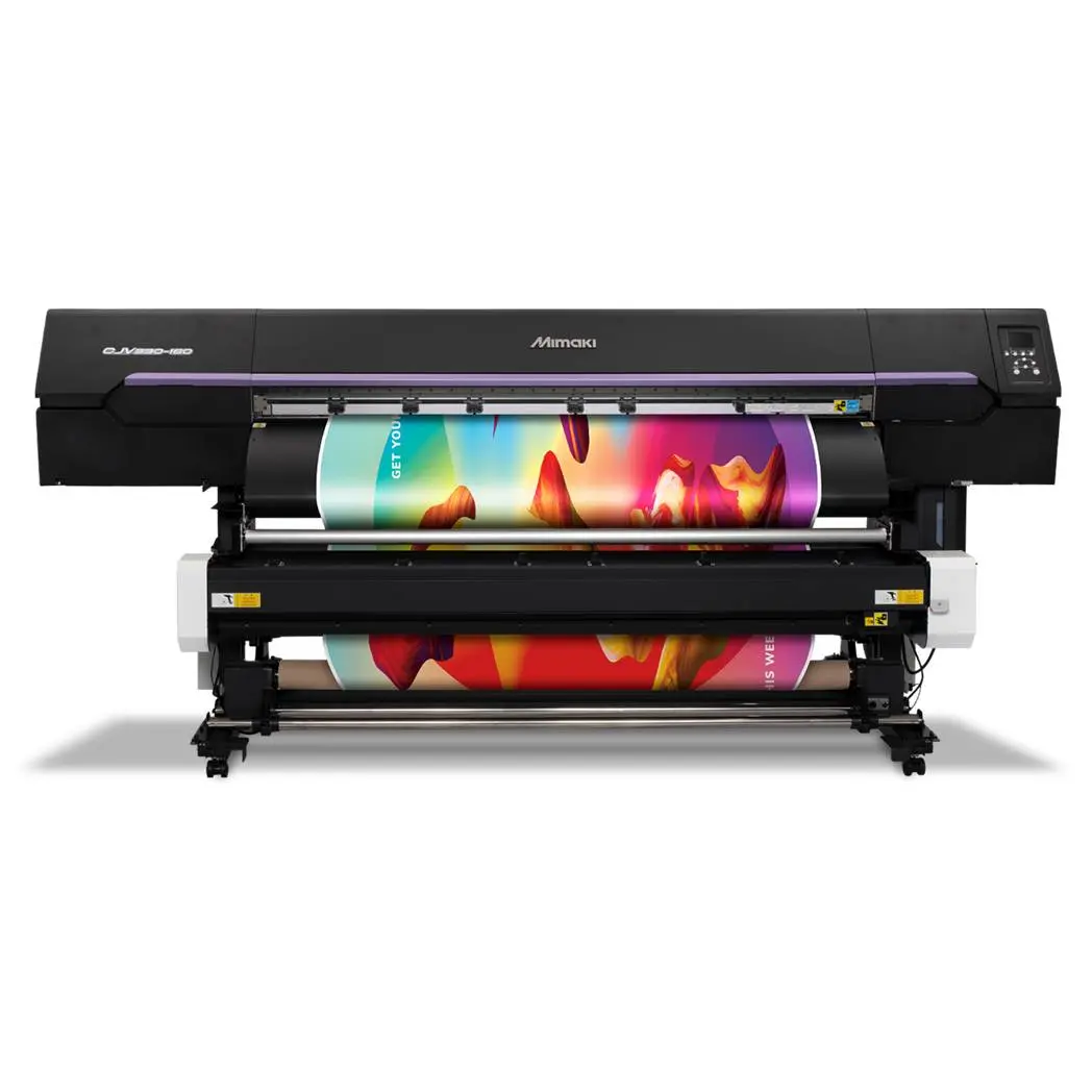 Brand New Mimaki Cjv330-160 64" Inch High Volume Production Integrated Eco-Solvent Printer And Cutting Plotter 1