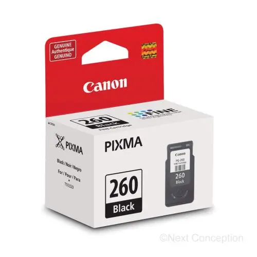 3707C001 Canon Pg260 Blk Ink Ctg 1