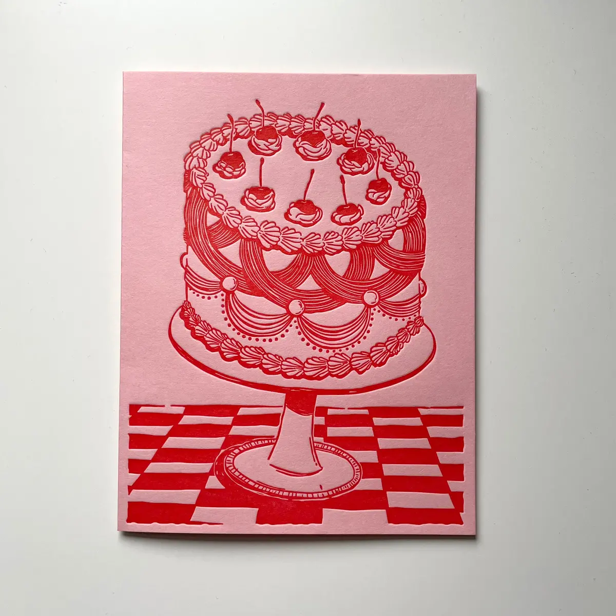"Fancy Cake" Greeting Card 1