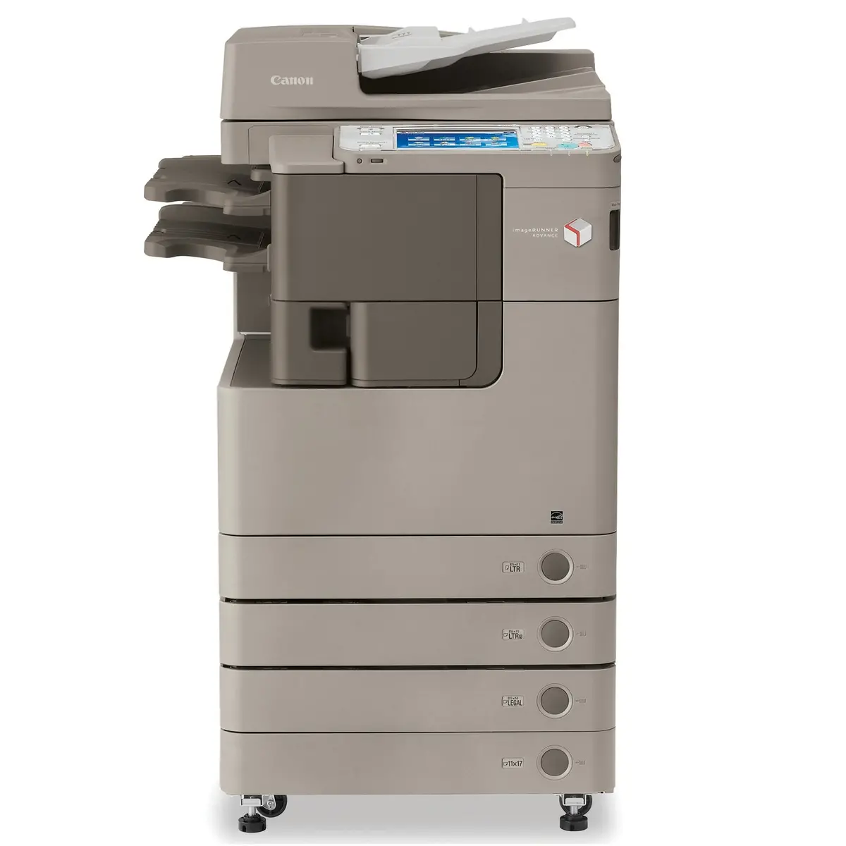 Canon Imagerunner Advance 4035 (Ira4035) Monochrome B/W Multifunction Laser Printer, Copier, Scanner With A Finisher, Stapler, 4 Paper Cassettes, Lcd, 11X17 1