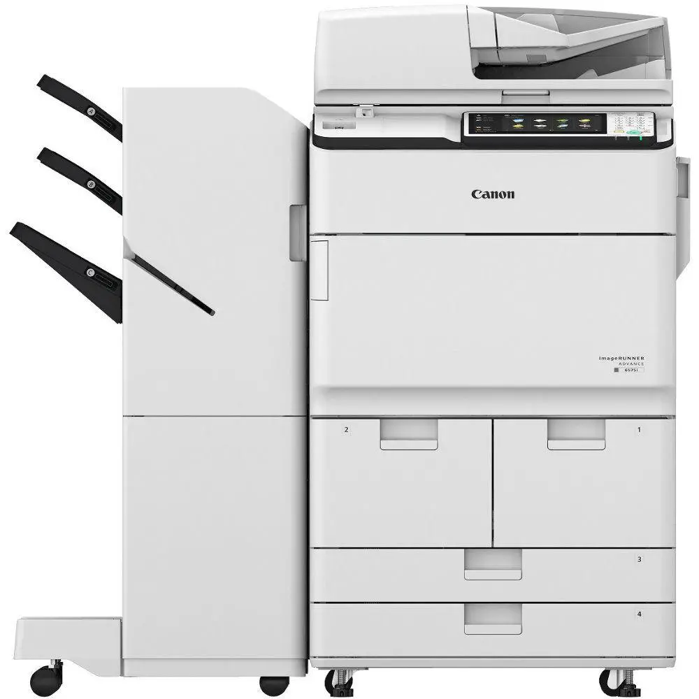$75/Month Canon Imagerunner Advance 6555I Black & White Laser Multifunction Printer, Copier, Scanner, 11 X 17 For Office | Monochrome Ira6555i 1